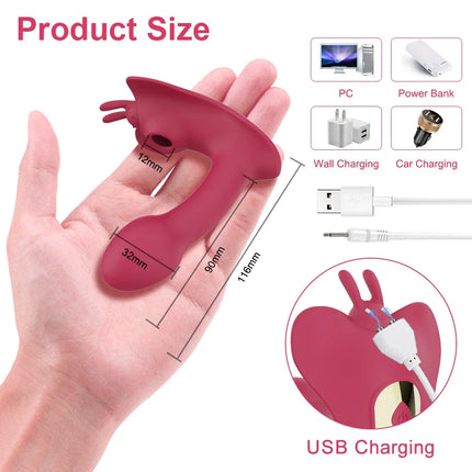 Wearable Sucking Panty Vibrator Butterfly Vibrators Dildo Adult Sex Toys For Women APP Vibrating Egg Vaginal Clitoris Stimulator