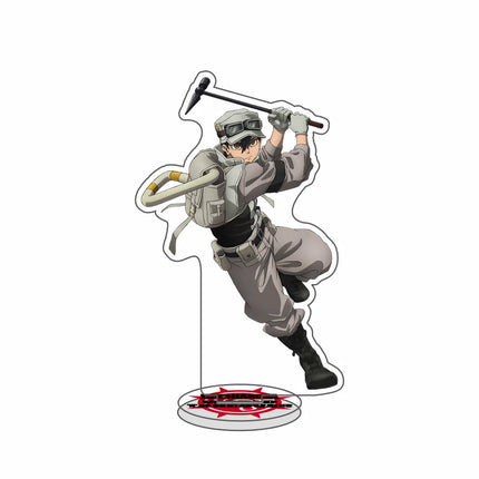Anime FigureGachiakuta Acrylic Stand Model Plate Keychain Rudo Enjin Zanka Riyo Jabber Desk Decor Collection cosplay fans gifts