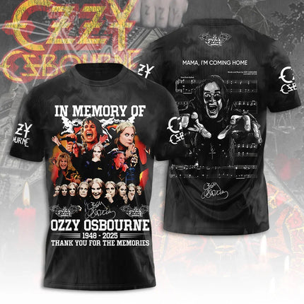 Hot Rock Ozzy Band 3d Printing T-shirt Men Women Fashion Hip Hop Short Sleeve Sports O-Neck Tops Tees For Men Clothes