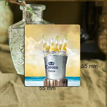 C-Corona E-Extra Beer Magnet Products Personalized Sublimation Fridge Refrigerator Magnets For Kitchen