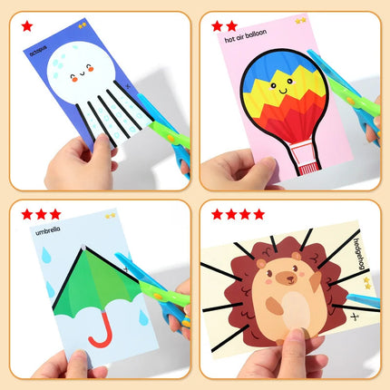 Children's Handmade Paper Cuttings Children's Interesting Origami Set Parent-Child Interaction Puzzle Early Education Toys