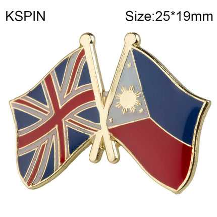 Philippines Flag Badge Brooch Natinal Lapel Pins Flag Lapel Pins Country Flag Badge