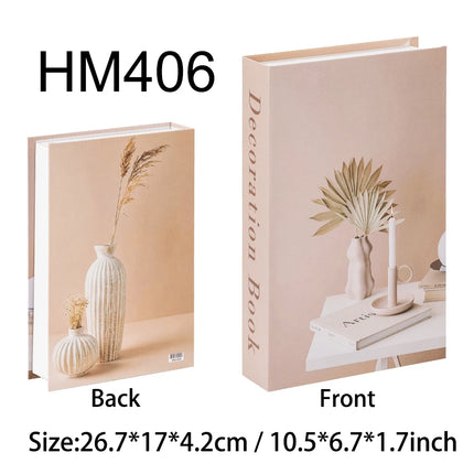 Morandi Decorative Book Open Luxury Fake Book Storage Box Home Decor Matisse Boho Bauhaus Coffee Table Shelf Interior Decoration