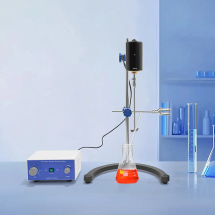Electric Mixer, Overhead Stirrer 100W US Plug, 0-2800 RPM Adjustable Speed with Timer, 10L Capacity for Laboratory, Epoxy Resin Electric Stirrer Lab Equipment Liquid Lotion Cream Cosmetic Magnetic Stirrer Laboratory 110V