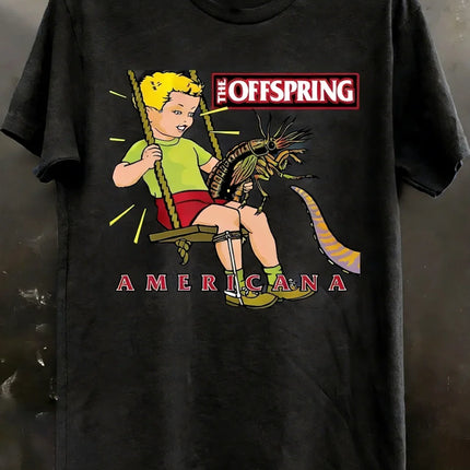 The 2025 The Offspring Americana Album Cover T-shirt Is Comfortable Breathable High-quality Brand Retro Street Y2K Casual Tops