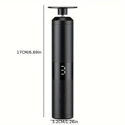 Electric 2-in-1 foot grinder and nail grinder - USB foot repair equipment with 3-speed adjustment and 16 interchangeable heads