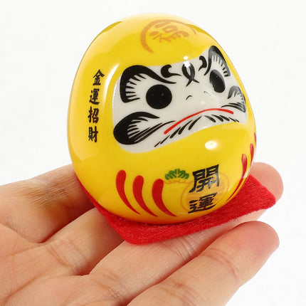 Ceramic Wealth Figurines Fengshui Statues Dashboard Decor Japanese Style Lucky Charms Porcelain naments Miniatures Home