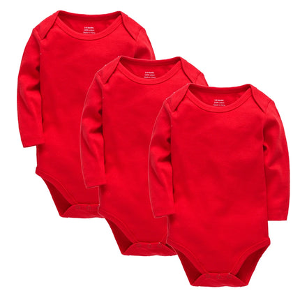 1/3 Pcs KAVKAS Baby Clothing Rompers Boys 100% Cotton Plain Bodysuit Girls Blank Muslin Jumpsuit 0-24 Months