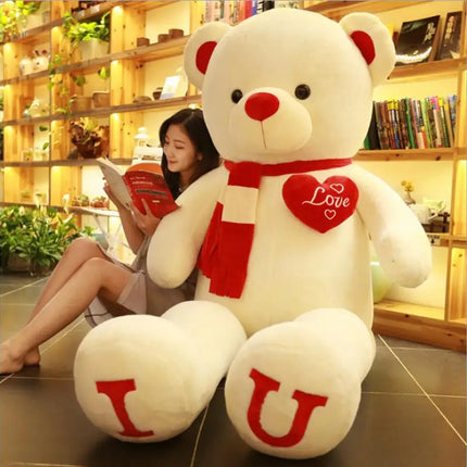Big I Love You Teddy Bear Plush / Grand Ours Peluche Je T'Aime