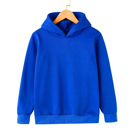Fashion Kids Boy Hooded Hoodies Children's Hoodies Spring Autumn Girls Casual Sweatshirt Kid Solid Color Pillovers Sweatshirt