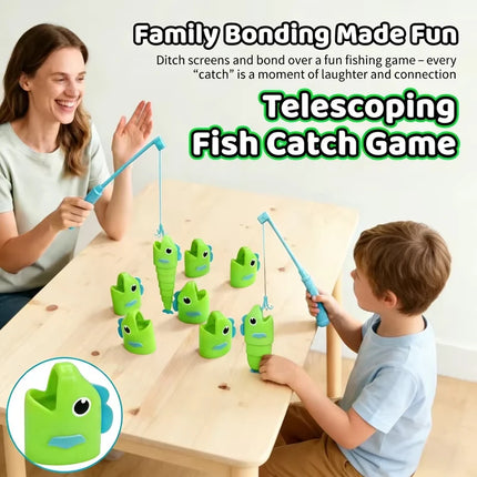 Fishing Battle Board Game Kid Fish Body Stretchable Long Short Competition Fun Family Party Interaction Social Table CreativeToy