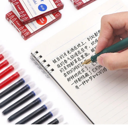 6pcs/box Japan PILOT Fountain Pen Ink Bag Original IC50 for 78G/smiley Face Pen Replacement Core Non Carbon Ink Supplies