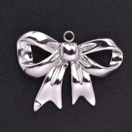 Breloque Metal Love Stainless Steel Flower Pendants For Jewelry Making Earrings Bracelets Headwear DIY Heart Charms Accessories