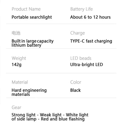 New Upgrade Rechargeable High Power Solar LED COB Flashlight With Power Bank Waterproof Multifunctional Hand Lamp For Outdoor