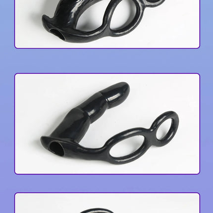 Male Prostate Massager Anal Plugs Vibrator Delay Ejaculation Ring Butt Plug G Spot Stimulator Sex Toys For Men Gays Masturbator