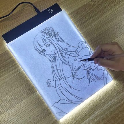 LED photocopying table drawing board children's light-transmitting copying table brightness adjustable night light notepad toy