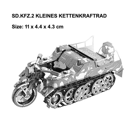 3D Metal Puzzle EF510 Train Vintage Car Mountain Bike Motorcycle model KITS Assemble Jigsaw DIY Puzzle Gift Toys For Children