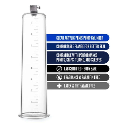 Acrylic Penis Pump Accessories Vacuum Penis Enlargement Device Masturbation Vacuum Pump Flange Pump Penis Cylinder Set Sex Toys