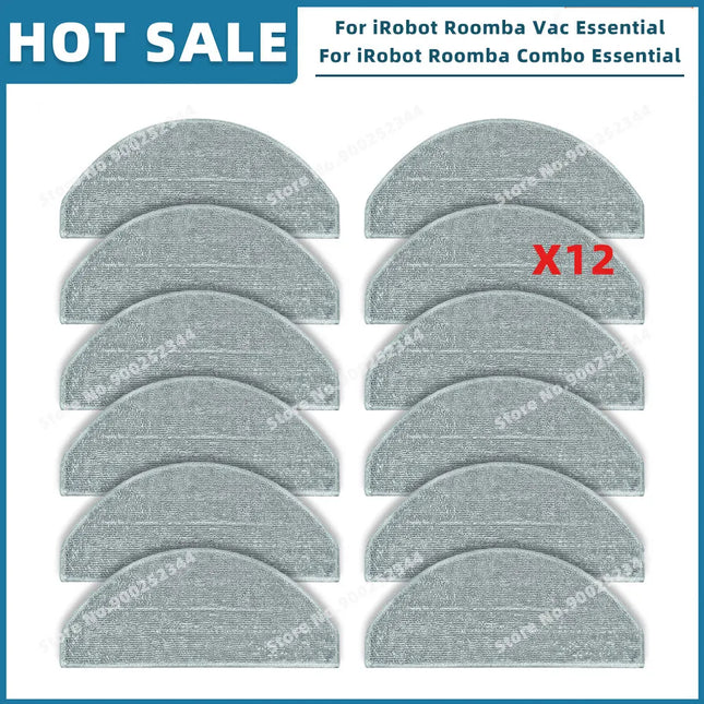 Compatible For iRobot Roomba Combo Essential / Vac Essential / 2 Essential Parts Accessories Main Side Brush Filter Mop Cloth