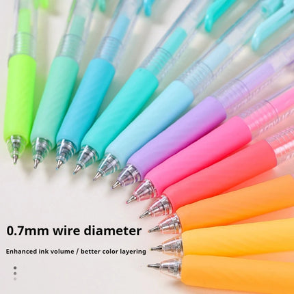 Languo Acrylic Painting Gel Pen Set 36/90 Colors Retractable 0.7mm Handbook Pen Multi-Color Student Writing Drawing Marker Pens