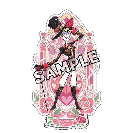 15CM Acrylic Standee Alastor Alastor Vox Anime Peripheral Desktop Ornament Decoration Valentine's Day Gift key chain