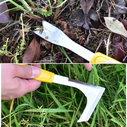 Gardening Handheld Turf Mower Machete Hook Crack Weeder Lawn Portable Root Remover Digger Weed Puller Transplant Seedling Tools