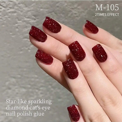 15ml Broken Diamond Halloween Christmas Nails Gel Nail Polish Adhesive Burst Flash Maillard Broken Diamond Adhesive