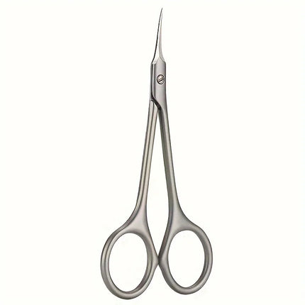 Stainless Steel Curved Tip Thin Blade Cuticle Scissors Nail Clippers Trimmer Manicure Tools Eyebrow Tools Dead Skin Remover
