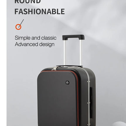 Mixi New Innovative Design Suitcase Carry On Hardside Rolling Luggage PC Spinner Wheels Trolley Case Aluminum Frame