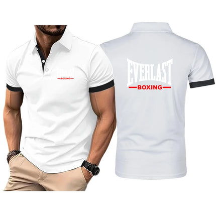 Everlast 2025 New Trendy Fashionable Spring And Autumn Short-sleeved POLO Shirt For Daily Commuting Casual Comfortable Tops