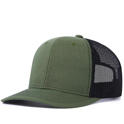 Summer Unisex Slight Curved Brim Trucker Hat Hot Sale Breathable Casual Cap for Men Women Outdoor Daily Wear