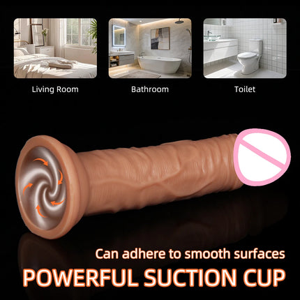 Realistic Dildo for Women Soft Silicone Penis Dick With Suction Cup Adult Vagina Anal Plug Sex Toys for Female Masturbators