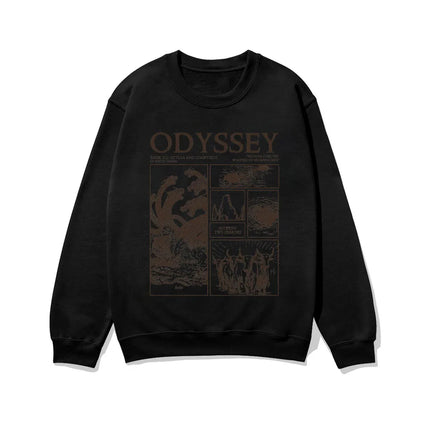 The Odyssey Sweatshirt oversized Round Neck Long Sleeve Pullover 2026 new film women men fashion High Street Graphic Y2K Clothes