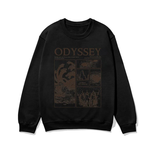 The Odyssey Sweatshirt oversized Round Neck Long Sleeve Pullover 2026 new film women men fashion High Street Graphic Y2K Clothes