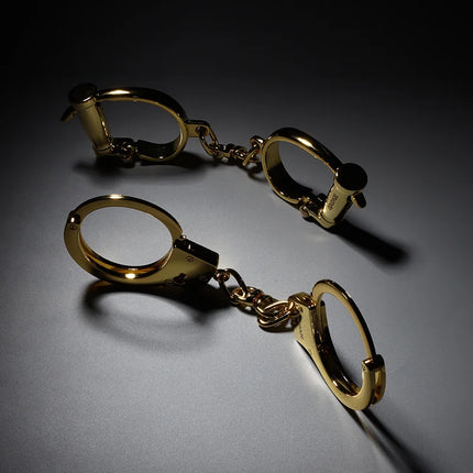 LOCKINK Zinc Alloy Sex Handcuffs BDSM Foot Cuffs Flirtation role Play Sm Bondage Couples Slave Rolepla Games for Men and Women