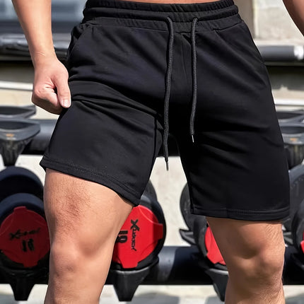 Comfortable Fitness Mens Summer Casual Shorts Drawstring Athletic Shorts Loose Women Cotton Sweatpants Sports Jogging Beach Pant