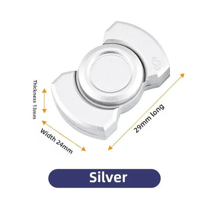 Mini Metal EDC Stress Relief Toy Pistol Guns Eject Fidget Roller Spinner Mechanical Slider Ratchet Wheel Paragraph Ring Adults