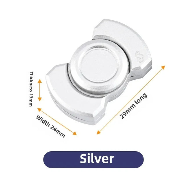 Mini Metal EDC Stress Relief Toy Pistol Guns Eject Fidget Roller Spinner Mechanical Slider Ratchet Wheel Paragraph Ring Adults