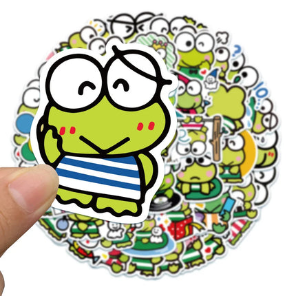 10/30/50pcs Kawaii KEROKERO KEROPPI Anime Stickers Sanrio Cartoon Decals DIY Notebook Phone Suitcase Diary Cute Graffiti Sticker