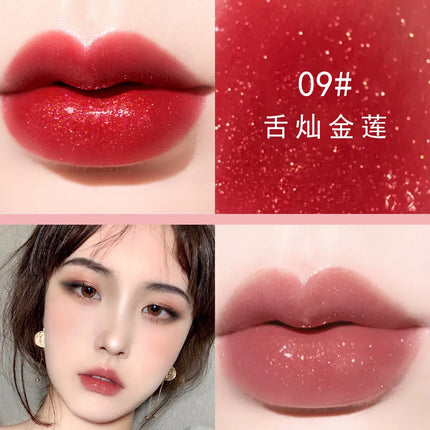 Water Light Lip Gloss Waterproof Lasting Crystal Glossy Lip Glaze Mirror Nude Liquid Lipstick Women Lips Makeup Cosmetics Tools