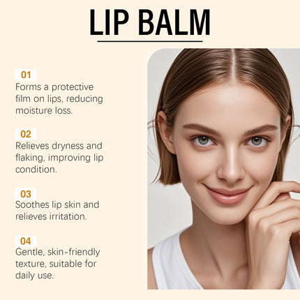 Turmeric Lemon Lip Balm Brightening Moisturizing Softens Lip Skin Protective Lip Care Cream for Dry Chapped Lips Daily Hydrating