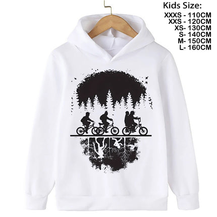 The Demogorgon Hawkins Cannibal Flower Hoodie Kids Cartoon Boys Girls Children Sweatshirts