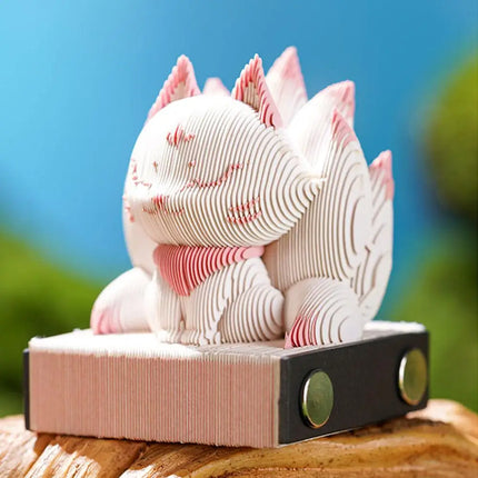 3D Notepad Cute Bunny 3D Memo Pad Animal Sticky Note Art Notes Block Office Accessories Birthday Gifts For Kids Friends