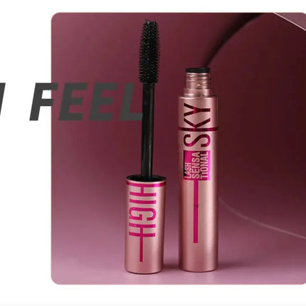4D Silk Fiber Lash Mascara Lengthening Thick Curling Waterproof Mascara No Fading 24h Lasting Eye Lashes Brush Enhance Eyelashes