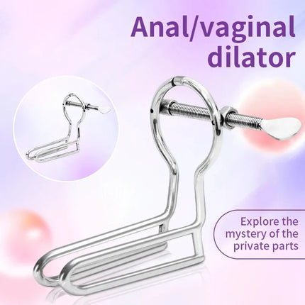 Anal Traning For Women Vagina Extender Speculum Vaginal Expander Metal Labia Clip  Clamp Adult GamesSex Toys Bdsm