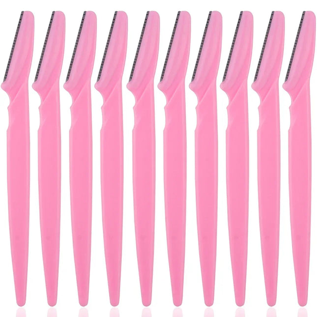 Portable Eyebrow Trimmer Blade Women's Face Shaver Safety Knife Makeup Scraper Hair Removal Tool for Eyebrow Epilation