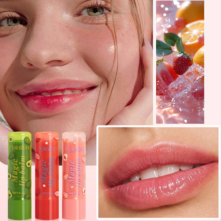 6pcs Fruit colored lipstick, nourishing lips, caring for lips, natural moisturizing lipstick, neutral adult lip care