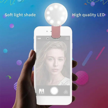 Portable LED Lamp Phone Live Video Beauty Light Universal Mobile Phone Selfie Fill Light USB Charge Photography Clip Fill Light