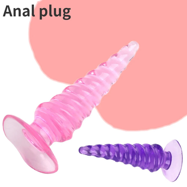 Silicone Butt Plug Dildo Masturbation Anal Plug Vaginal Plug Sex Toys for Women Anal Dilator Toys for Gay Anal Sex Toys