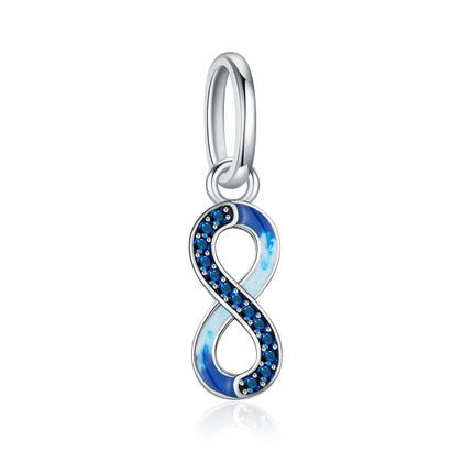 925 Sterling Silver ME Series Charm Infinite Heart&Animals Pendant Fit Original Bracelet Women DIY Party Jewelry Gift Daily Wear